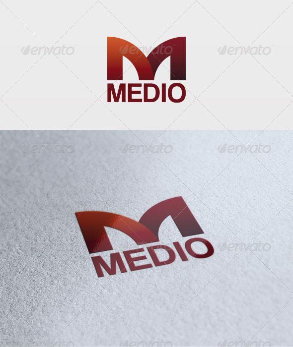 Medio Logo - Media Todik Logo Templates from GraphicRiver