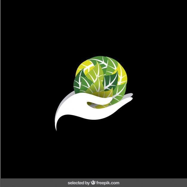 Medio Logo - Logo protege el medio ambiente. Descargar Vectores gratis
