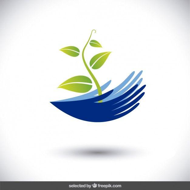 Medio Logo - Logo protect the enviroment Vector | Free Download