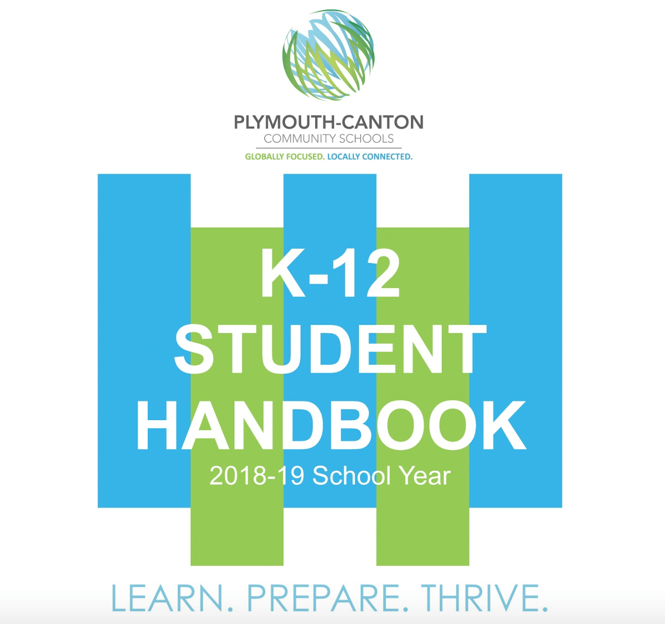 K-12 Logo - K 12 Student Handbook. Plymouth Canton Community Schools