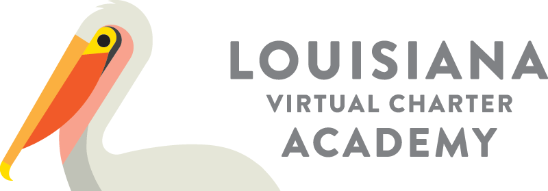 K-12 Logo - Louisiana Virtual Charter Academy. Online School LA