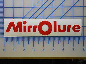 MirrOlure Logo - Details about Mirrolure Logo Decal Sticker 7.5 10 Fishing Reel Rod Crankbait Top Water