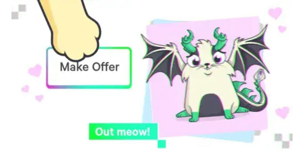 Cryptokitties Logo - CRYPTOKITTIES NEW FEATURE ALERT: With their new offer system you can ...