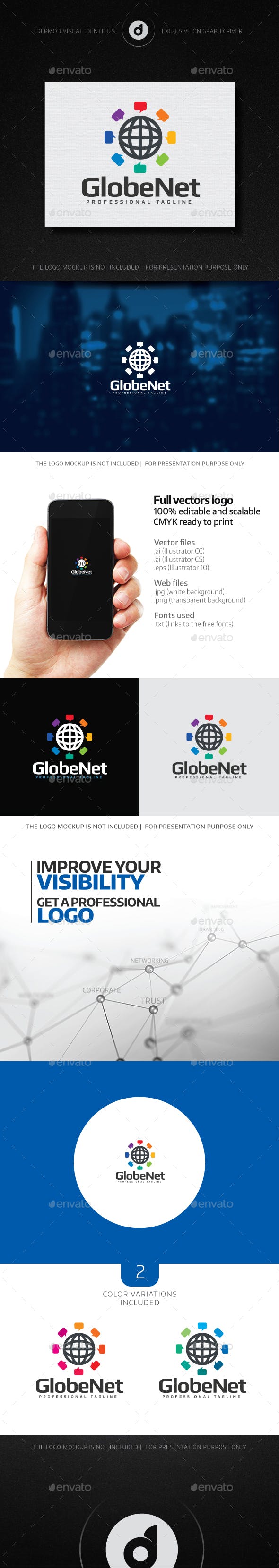 GlobeNet Logo - GlobeNet Logo