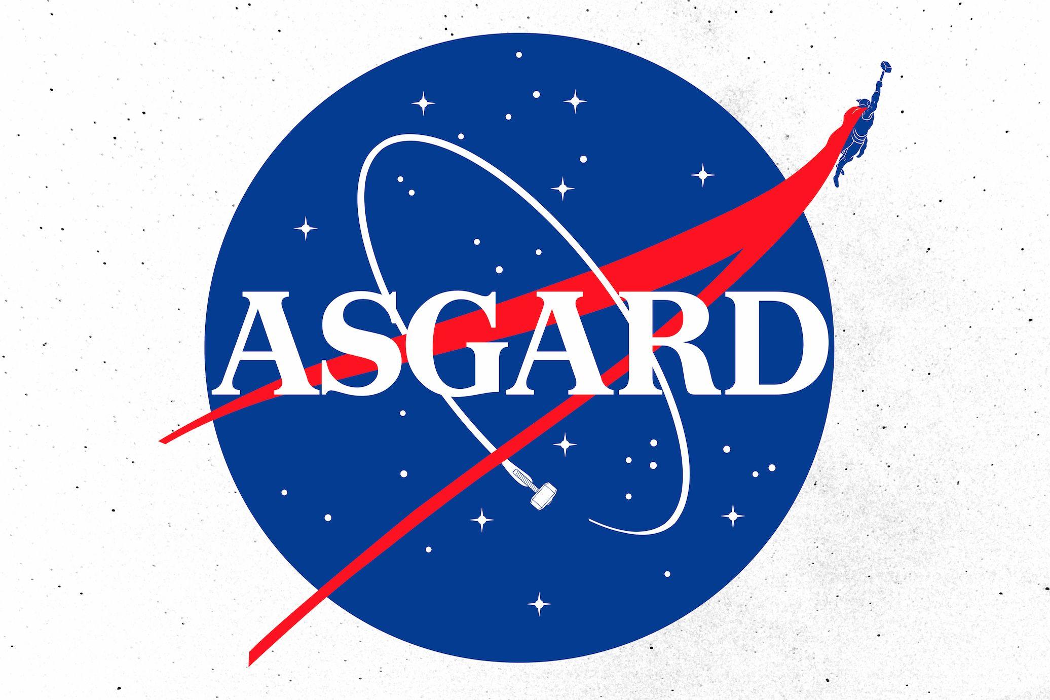 Asgard Logo - Asgard NASA logo print