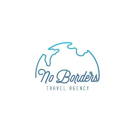 Borders Logo - Free roam Logo No Borders Travel Agency. Logo design contest