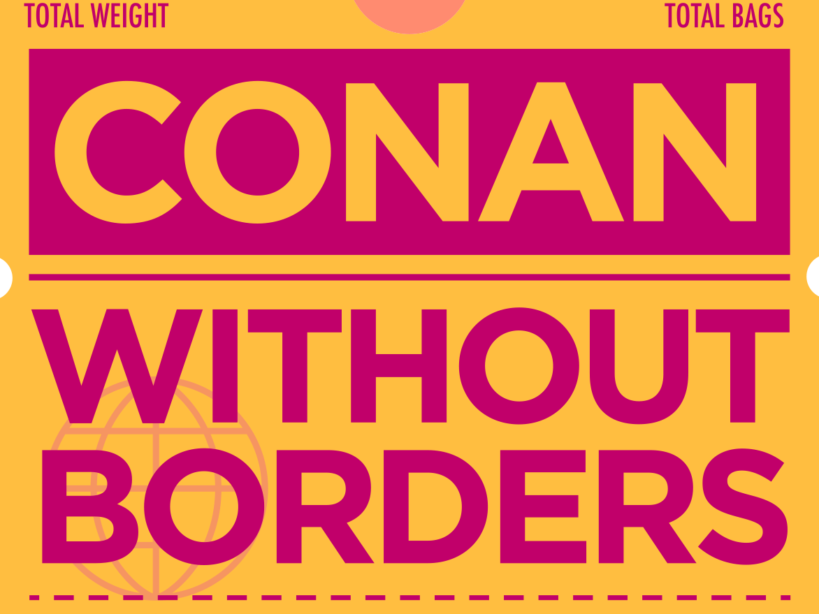 Borders Logo - Conan Without Borders Logo by Dream Team on Dribbble