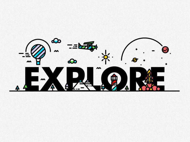 Explore Logo - E-X-P-L-O-R-E by MadeByStudioJQ on Dribbble