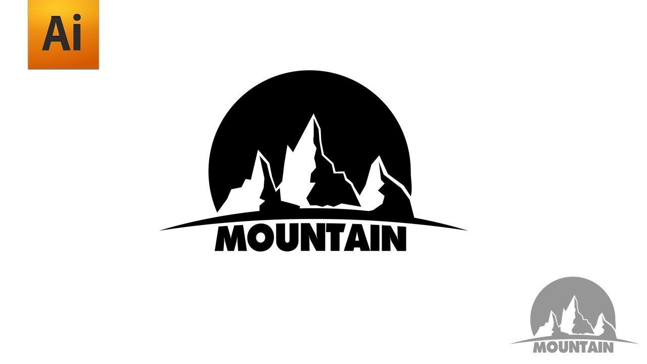 Explore Logo - Adobe Illustrator Tutorial - Mountain/Travel/Explore Logo