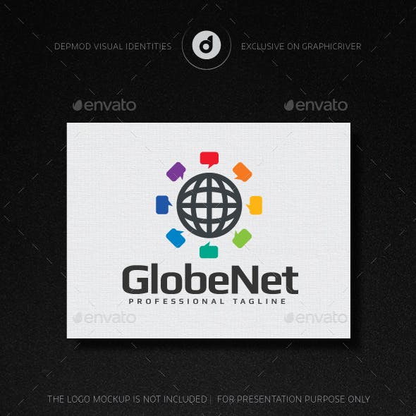 GlobeNet Logo - Communication and Internet Symbol Logos from GraphicRiver (Page 6)