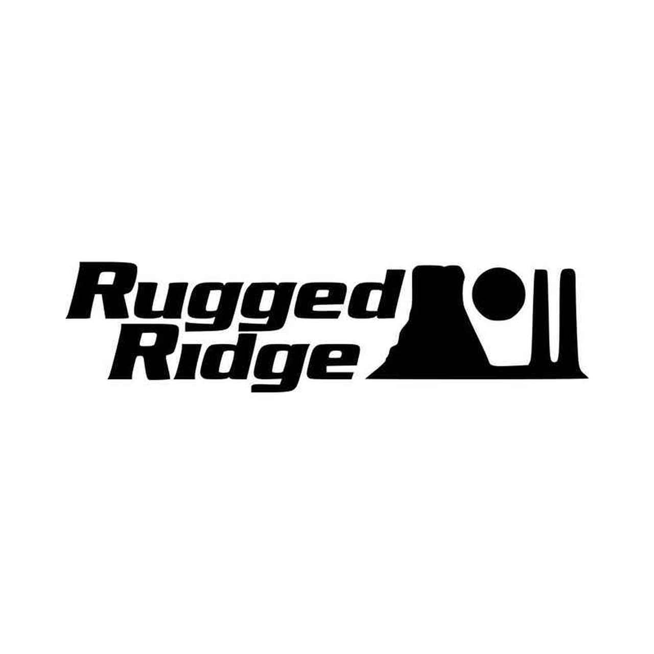 Ridge Logo - Rugged Ridge Sponsor Logo Vinyl Decal Sticker