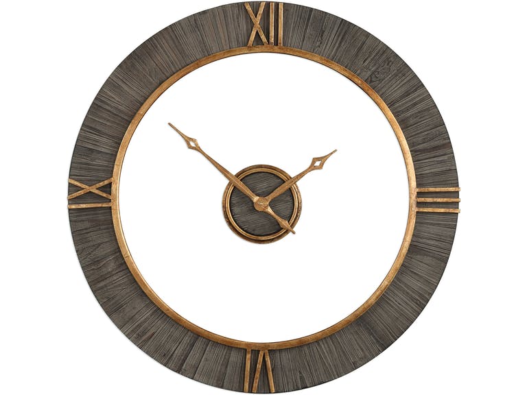 Uttermost Logo - Uttermost Accessories Alphonzo Modern Wall Clock 06097's