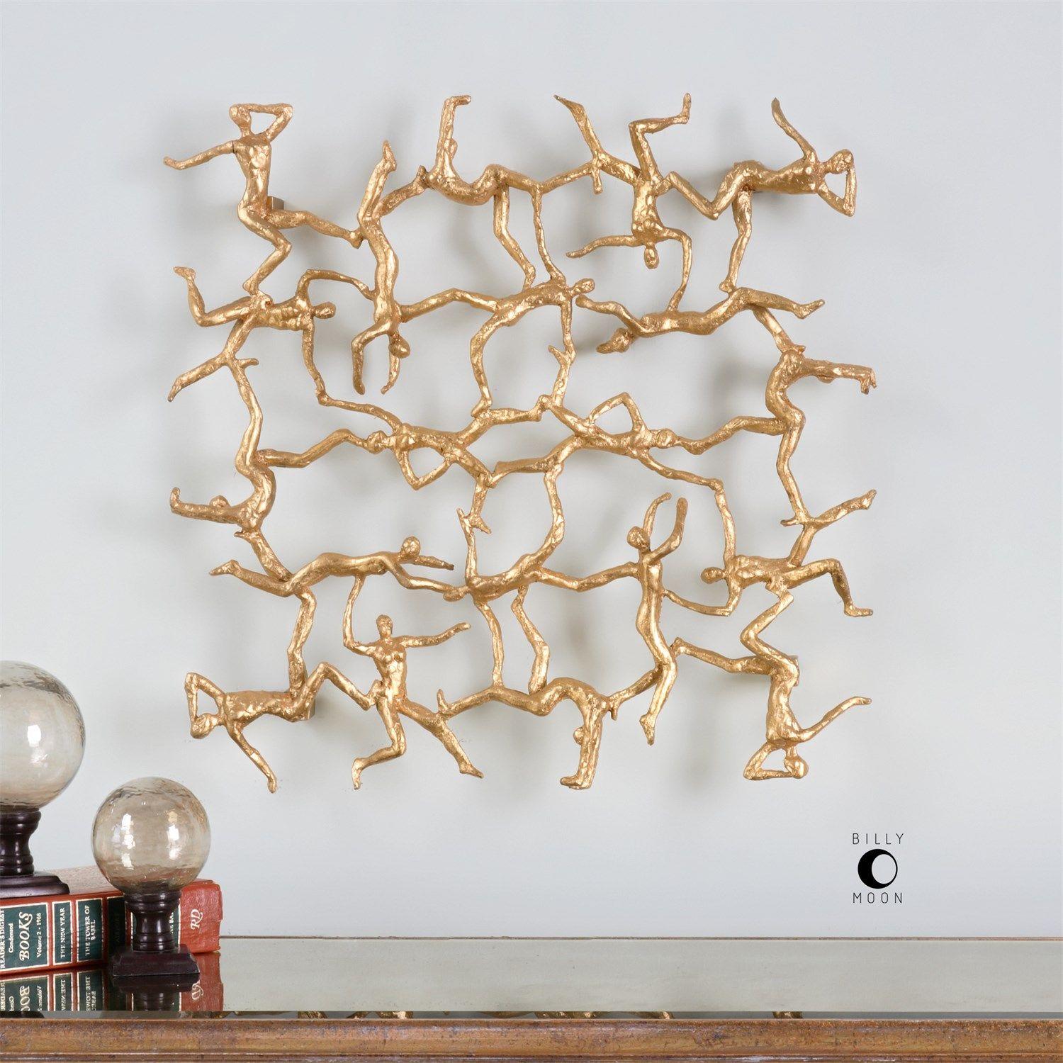 Uttermost Logo - Uttermost Golden Gymnasts Wall Art Logo Decoration Furniture Sale