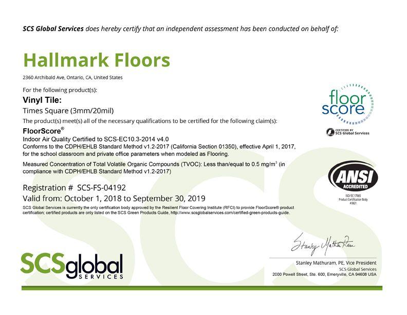 FloorScore Logo - FloorScore Certified