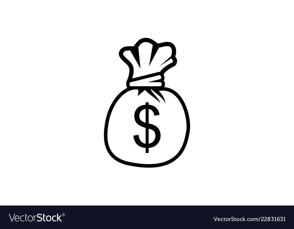 Moeny Logo - money logo money bag logo royalty free vector image vectorstock