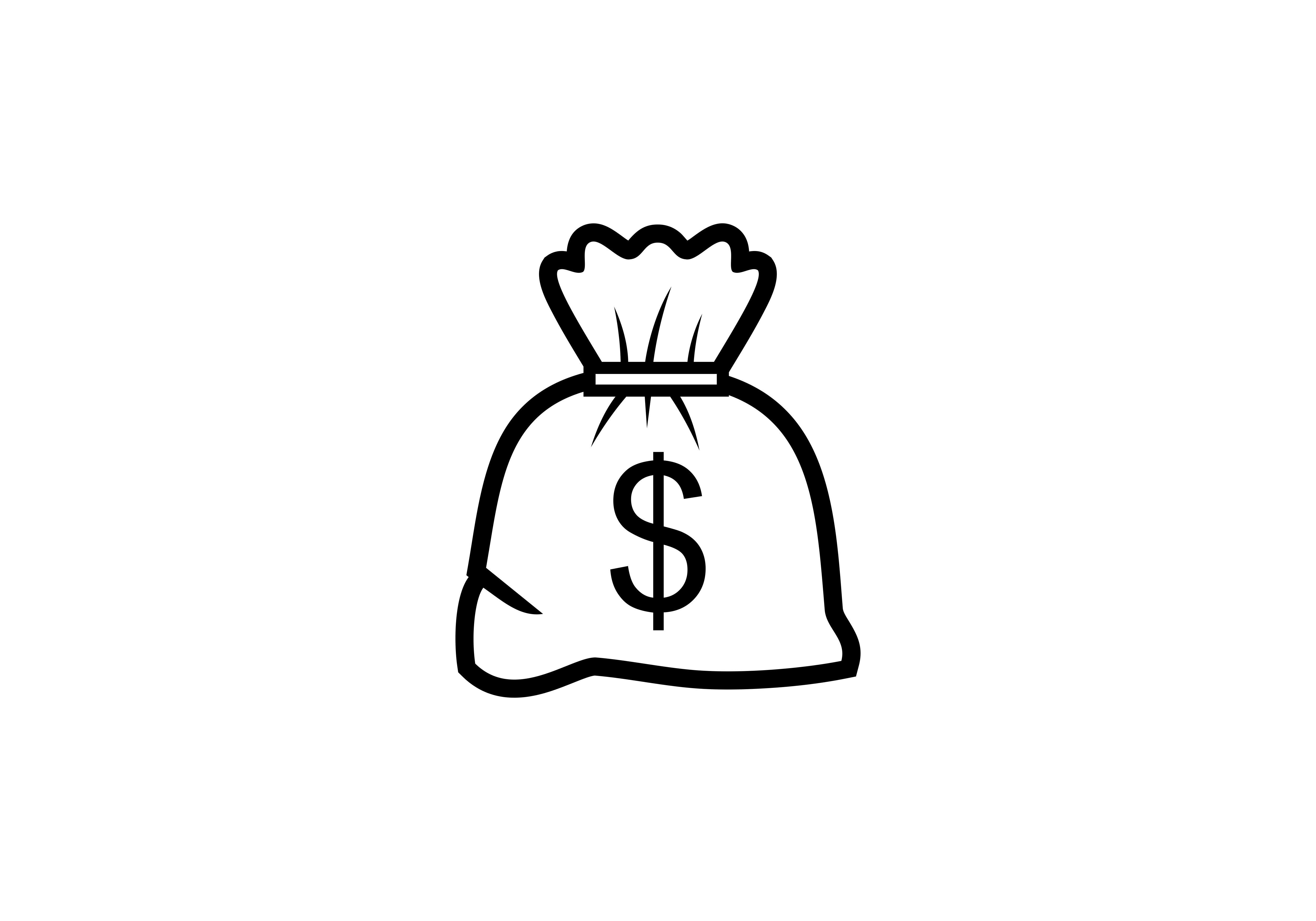 Moeny Logo - Money bag logo