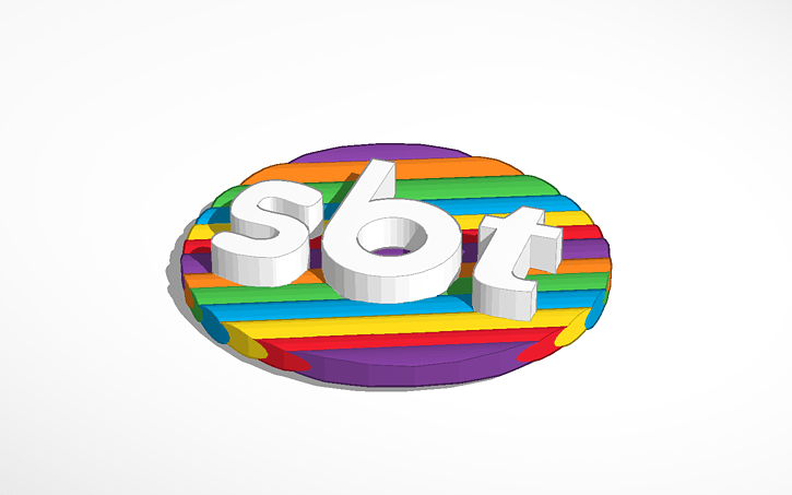 SBT Logo - 3D design sbt logo 1988 | Tinkercad