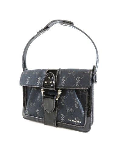 Charriol Logo - PHILIPPE CHARRIOL canvas Shoulder Bag Logo motif