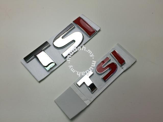 TSI Logo - Volkswagen VW TSI Emblem Logo 55mm 75mm - Car Accessories & Parts for sale  in Bandar Sunway, Selangor