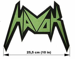 Havok Logo - Details about HAVOK logo BACK PATCH embroidered NEW thrash metal