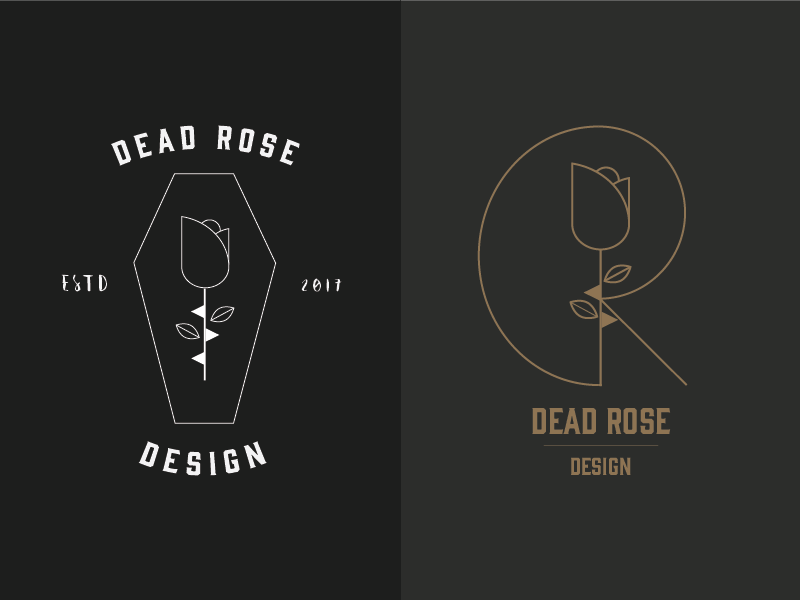 Dead Logo - Dead Rose Design Concept Logo by Kenny Lopez on Dribbble