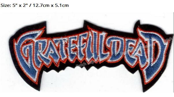 Dead Logo - US $20.0. Aliexpress.com : Buy 5 GRATEFUL DEAD LOGO Music Band EMBROIDERED Iron On Patch rockabilly LOGO TRANSFER MOTIF APPLIQUE Rock Punk Badge