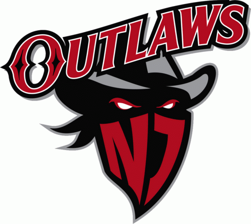 Outlaws Logo - New Jersey Outlaws Primary Logo Hockey League FHL