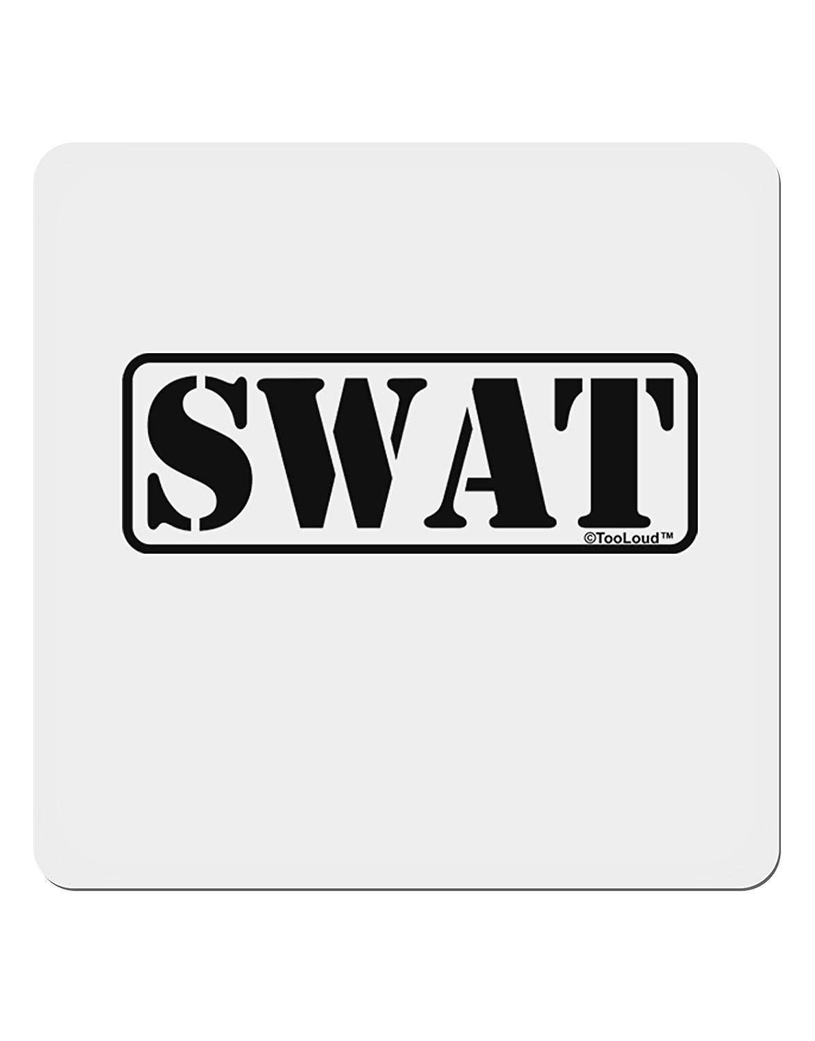 Swat Logo - Amazon.com: TooLoud SWAT Team Logo - Text #2 4x4 Square Sticker - 4 ...