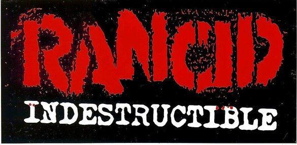 Rancid Logo - Rancid Vinyl Sticker Indestructible Letters Logo