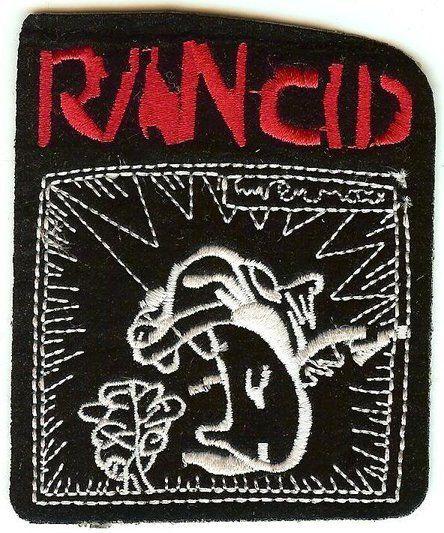Rancid Logo - Rancid Iron on Patch featuring classic logo