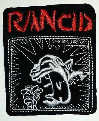 Rancid Logo - RANCID LOGO PATCH Punk Rock Pop Rock Embroidered Iron on 3 X 4 USA SELLER
