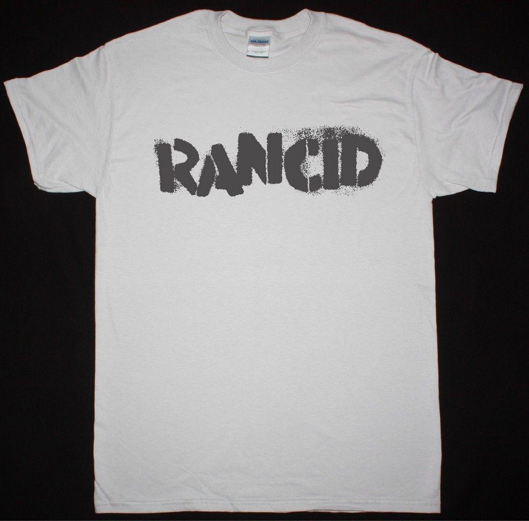 Rancid Logo - RANCID LOGO NEW ICE GREY T-SHIRT