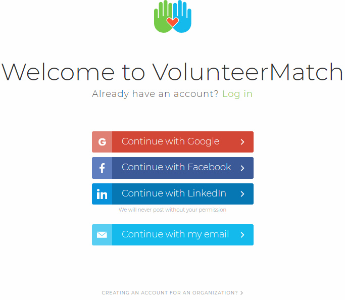 Volunteermatch Logo - Registering as a volunteer – How Do You Use VolunteerMatch?