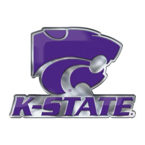 K-State Logo - Kansas State Wildcats Auto Emblem Color Alternate Logo