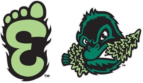 Eugene Logo - The Eugene Emeralds' new logo is a Sasquatch