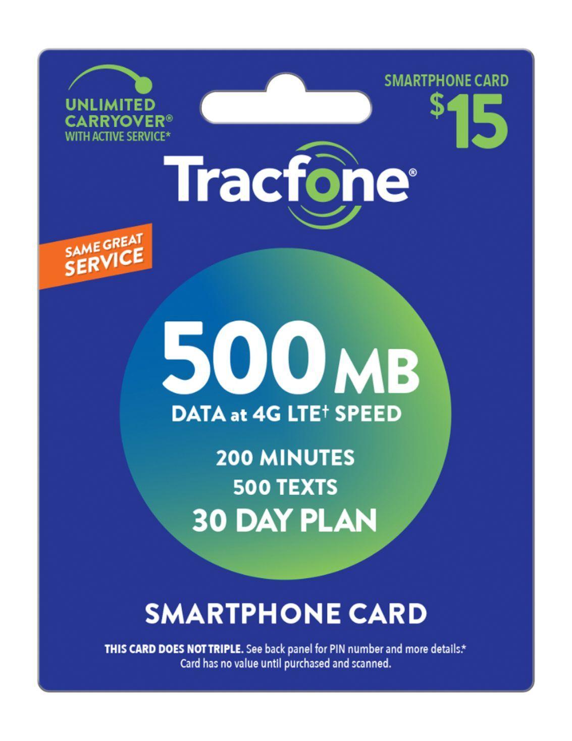 Trackfone Logo - TracFone Wireless - $15 Smartphone Card