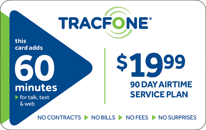 Trackfone Logo - TRACFONE $19.99 Prepaid Phone Card (e Delivery)
