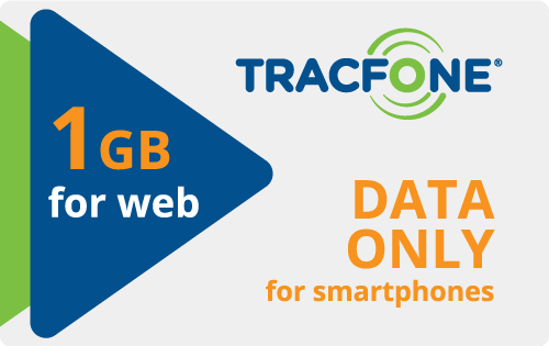 Trackfone Logo - PINZOO.COM > Buy Tracfone Wireless 1GB Smartphone & BYOP Only Plans
