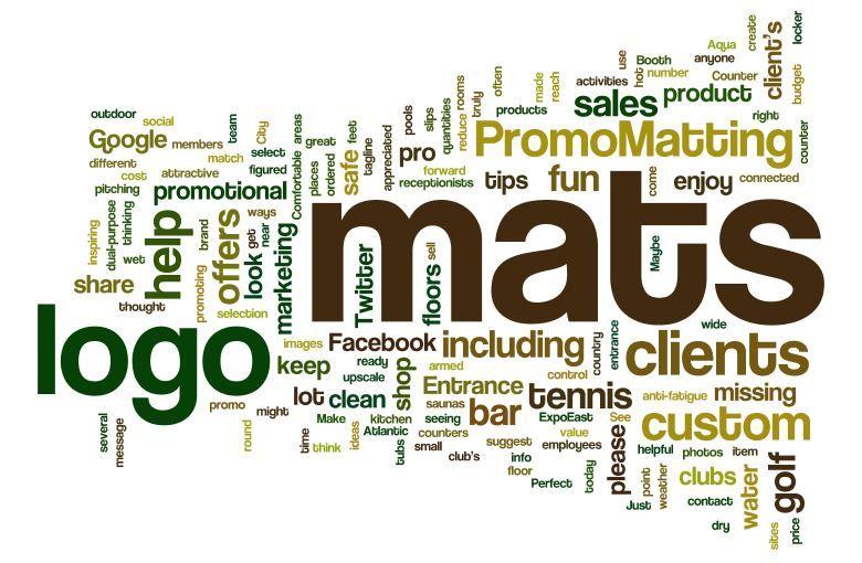 Wordle Logo - PromoMatting Wordle - Logo Mats Direct