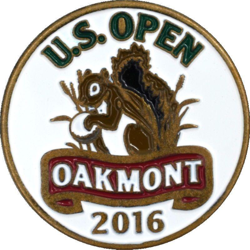 Oakmont Logo - Details about 2016 US Open (Oakmont) FLAT - White - Logo Golf Ball Marker