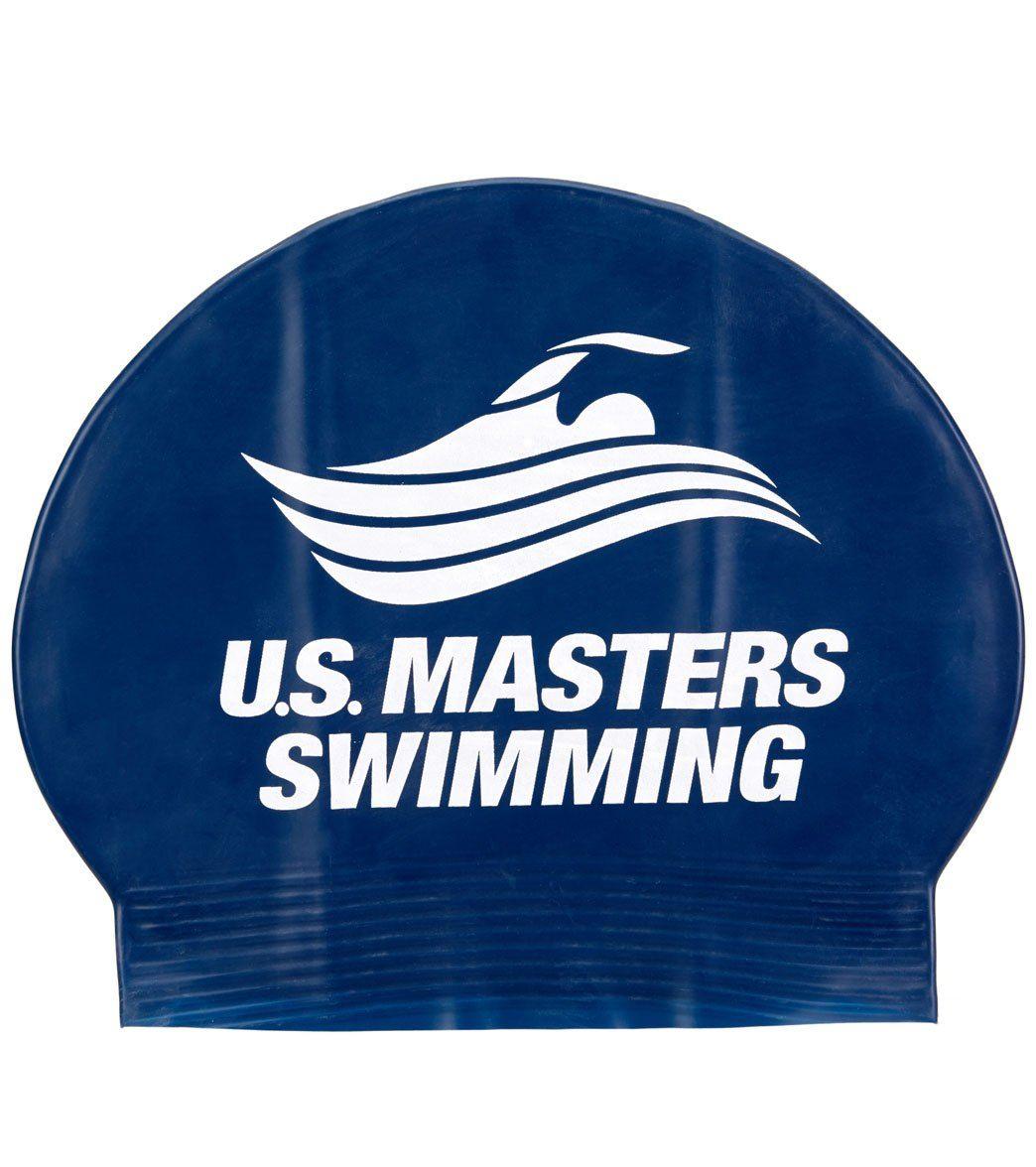 USMS Logo - USMS Latex Swim Cap