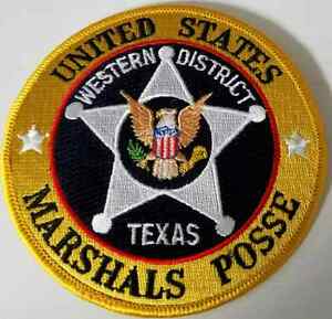 USMS Logo - Details about USMS United States Marshals Posse Service Western District of  Texas Cloth Patch