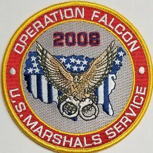 USMS Logo - Details about USMS US Marshals Service Operation Falcon 2008 Cloth Patch