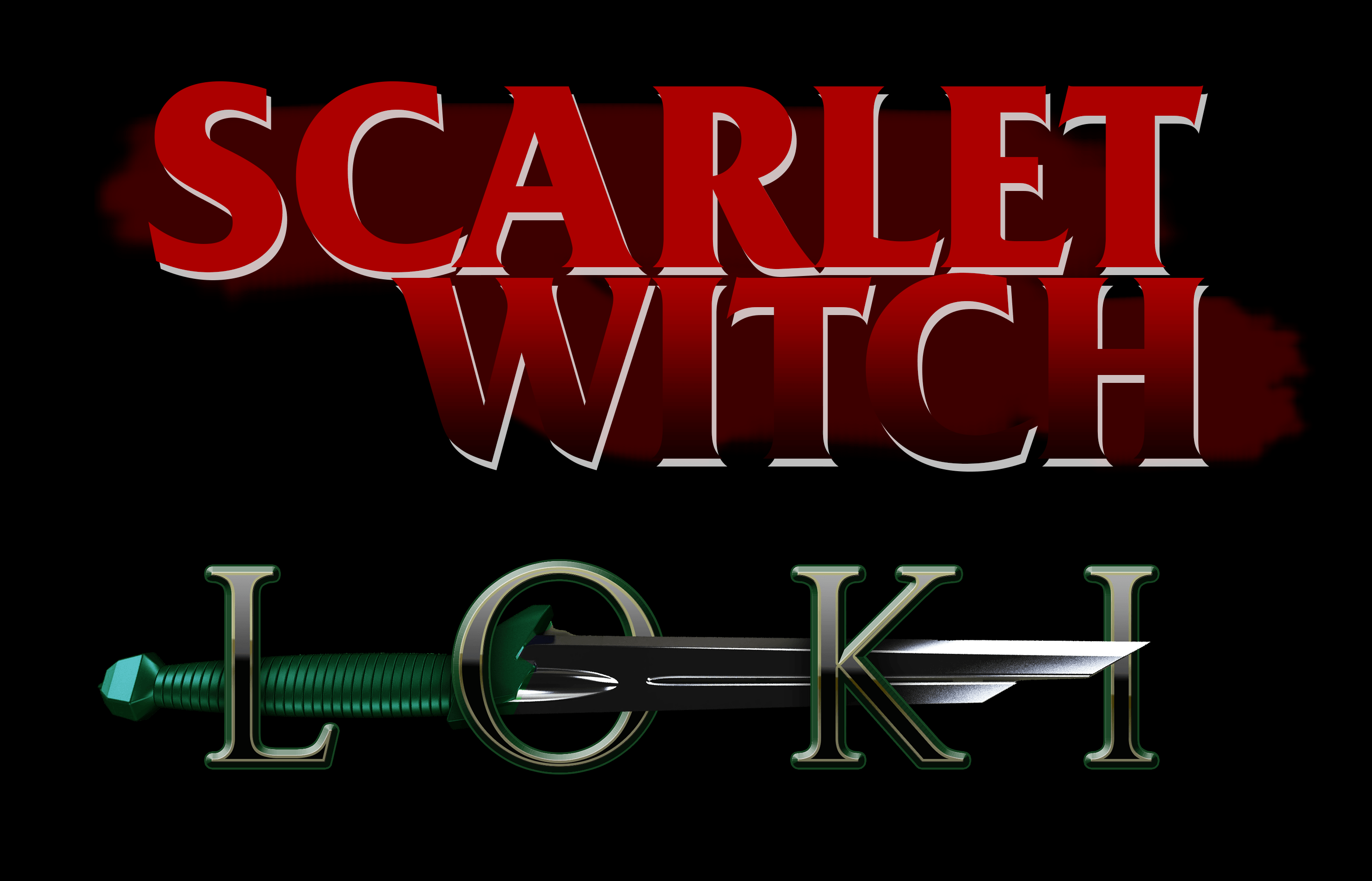 Loki Logo - Made up some logos for the Loki and Scarlet Witch shows!