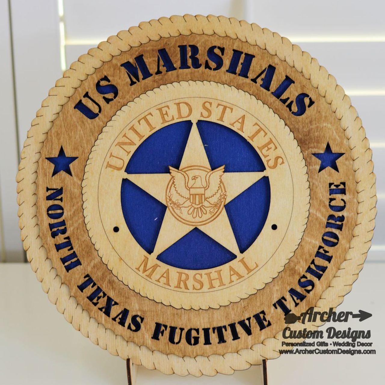 USMS Logo - United States Marshal Service Badge Plaque (US Marshals USMS)