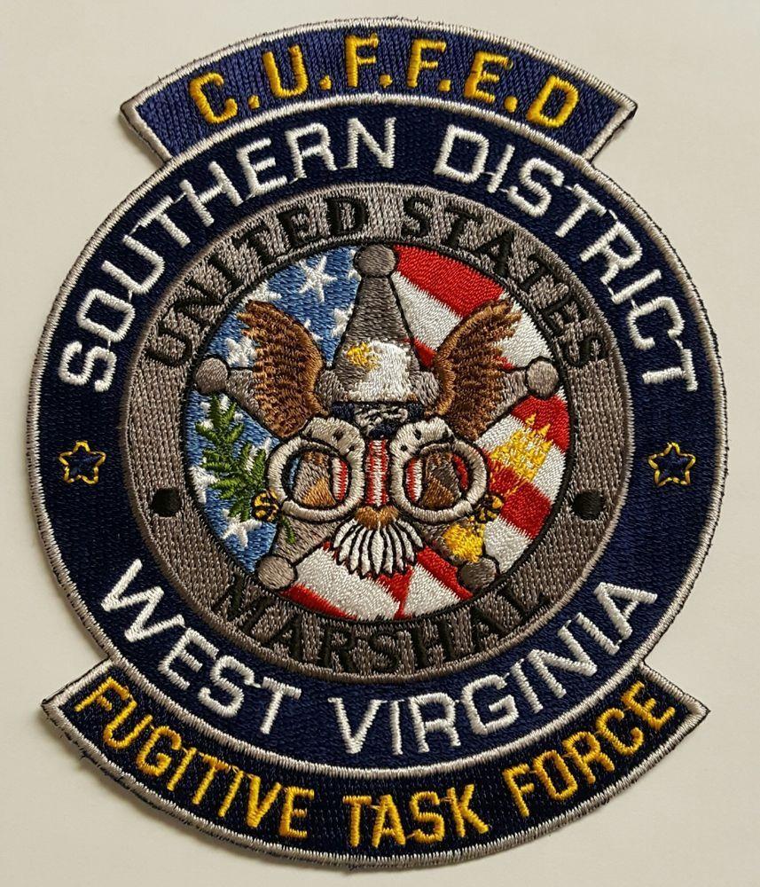 USMS Logo - USMS US Marshal Service CUFFED Southern District West Virginia