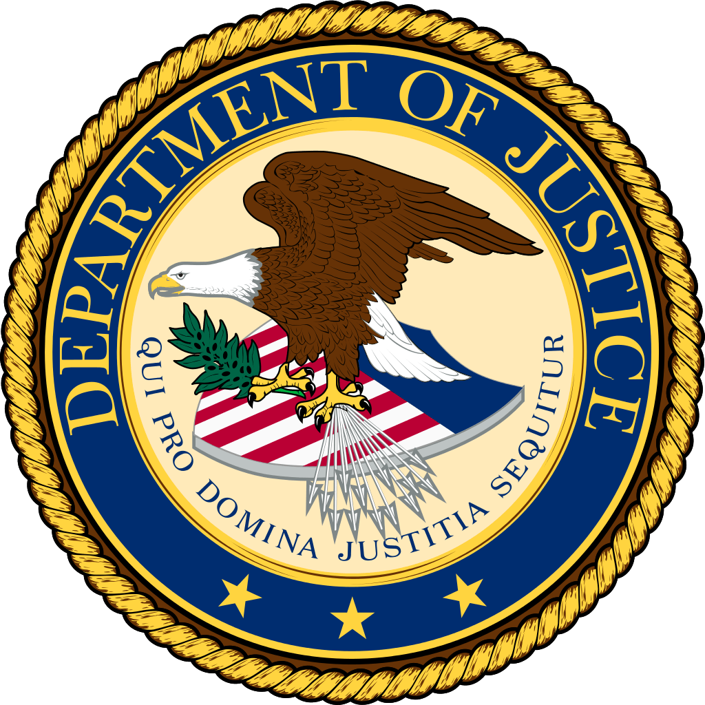 Department Logo - Seal of the United States Department of Justice.svg