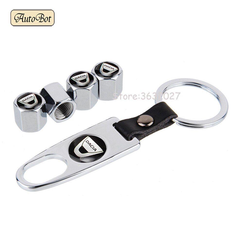 MCV Logo - US $3.54 29% OFF|Car Accessories Wheel Tire Valve Stems Caps With Keychain  For DACIA Logo Logan 2 MCV Sandero Stepway Duster Lodgy Dokker-in Valve ...