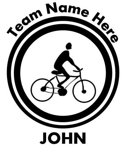 Cyclist Logo - Cyclist Logo Car Decal
