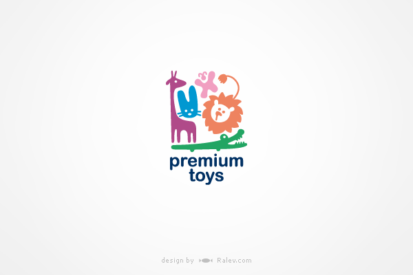 Toys Logo - Premium Toys design. RALEV Logo & Brand Design